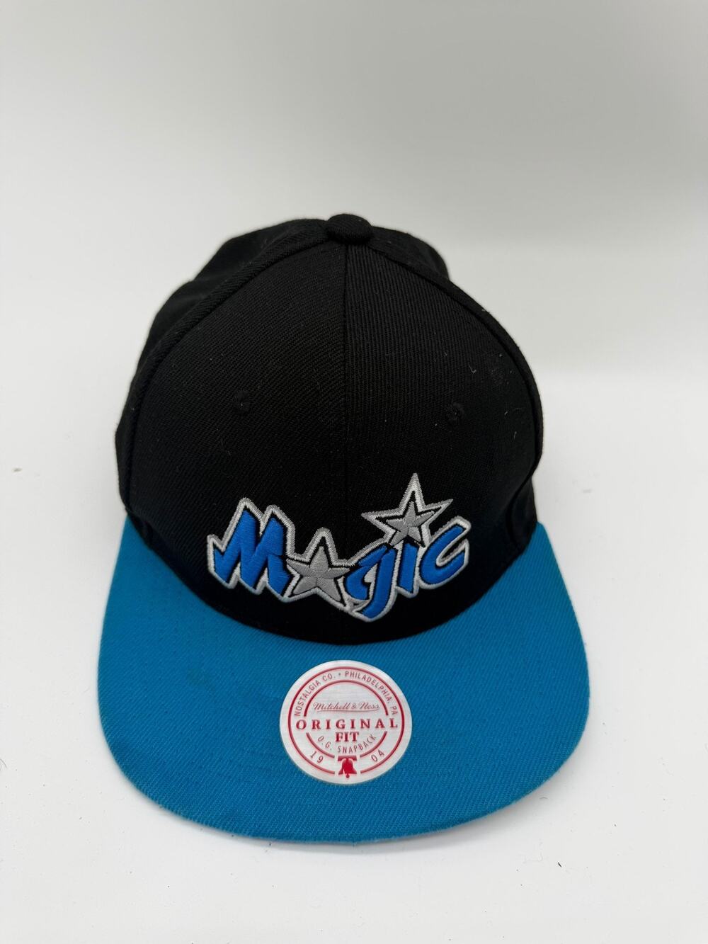 Orlando Magic Hat Cap Snap Back One Size Black NBA Basketball Mitchell & Ness